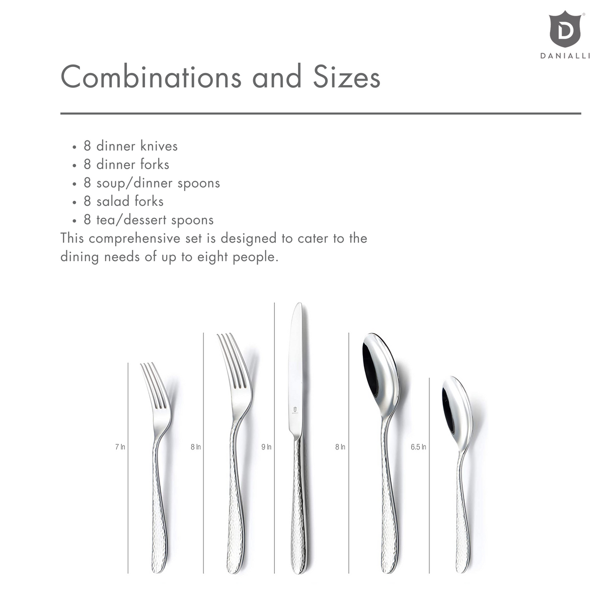 Fidenza Hammered 40-Piece
