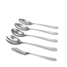 Set da portata opaco Fidenza martellato da 10 pezzi 